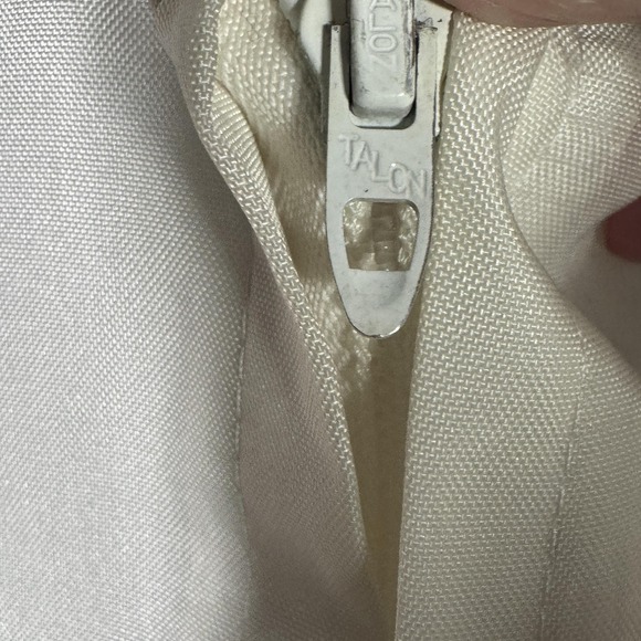 Vintage Atlas Textiles Jacket Mens L White Ford Mustang Mach 1 Racing *FLAWS - Picture 5 of 13